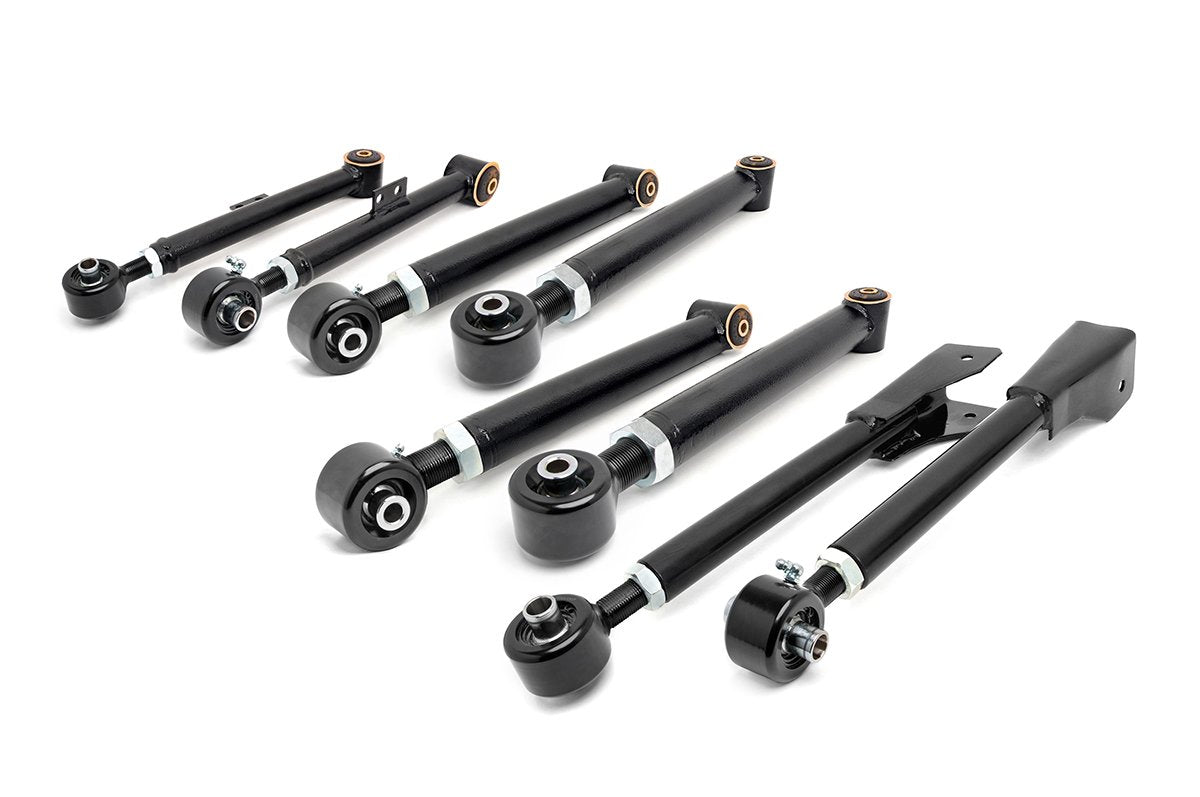 Rough Country X-Flex Control Arms Complete Set Jeep Wrangler TJ (97-06) Wrangler Unlimited (04-06) | 11470