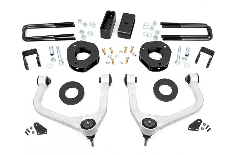 Rough Country 3.5 Inch Lift Kit Adaptive Ride Control Chevy GMC Sierra 1500 (19-24) Silverado 1500 (19-24) | 29601