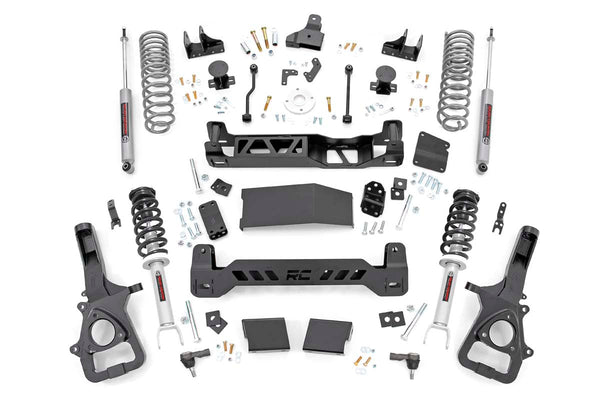Rough Country 6 Inch Lift Kit N3 Struts Dual Rate Coils Ram 1500 4WD (2019-2024) | 33431