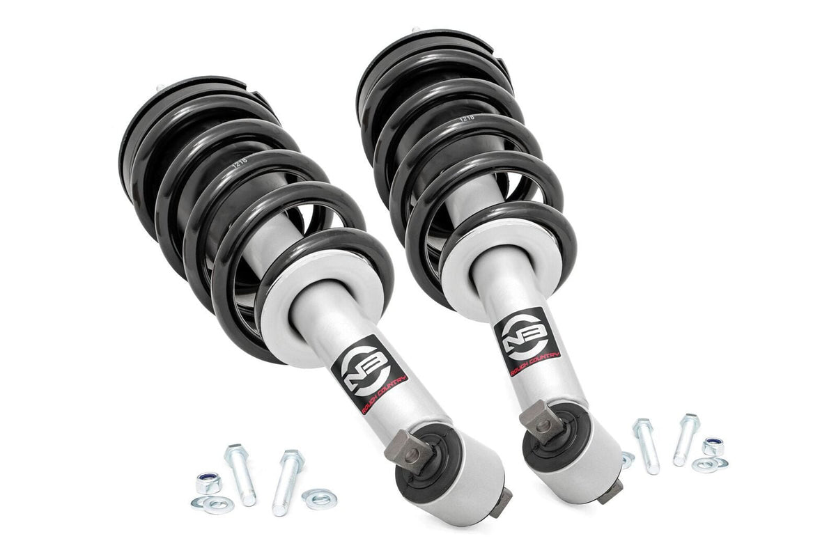Rough Country N3 Leveling Struts  2 Inch  Loaded Strut  Chevy GMC 1500 Truck  SUV (07-14) 501029