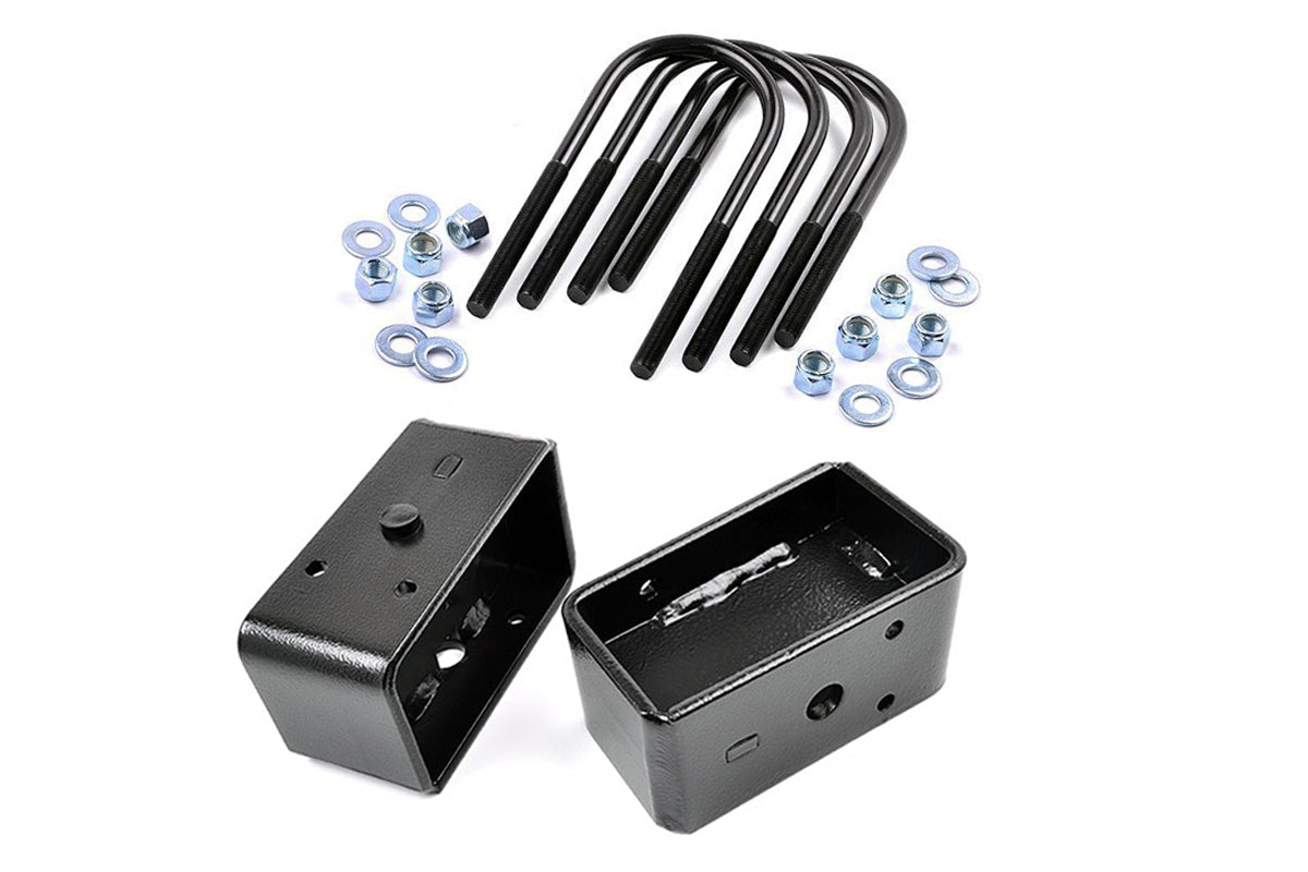 Rough Country 3 Inch Block U-Bolt Kit Ford Excursion F-250 Super Duty F-350 Super Duty | 6539