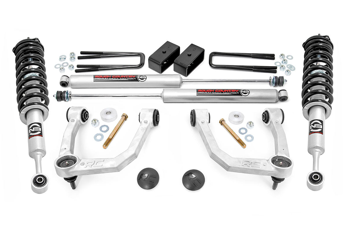 Rough Country 3.5 Inch Lift Kit Uca N3 Struts Toyota Tacoma 2WD 4WD (2005-2023) | 74231