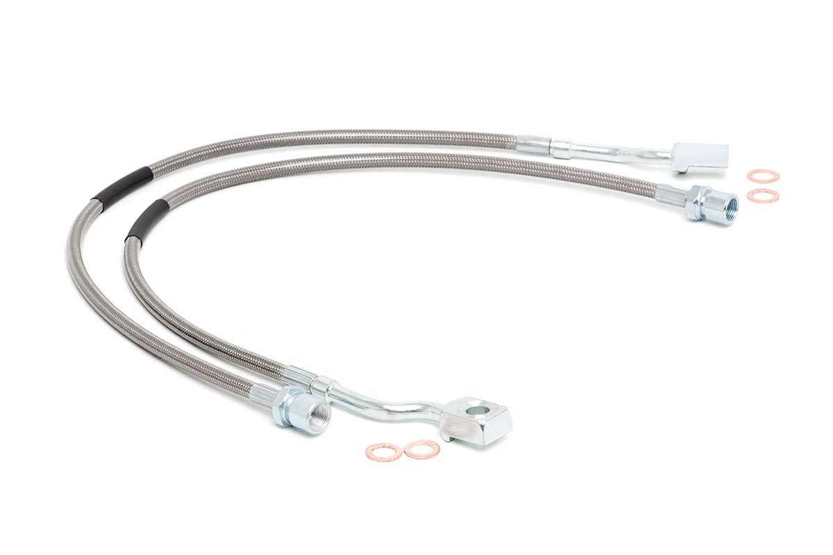 Rough Country Brakes Lines  Front  Chevy GMC 1500 1500 SUV 2500HD 3500HD (07-19  Classic) 89370