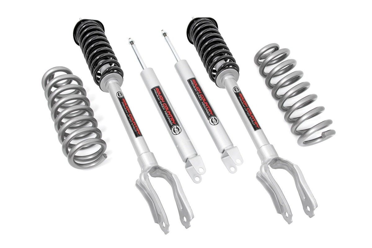 Rough Country 2.5 Inch Lift Kit  N3 Struts  Jeep Grand Cherokee 4WD (2011-2015) 91130