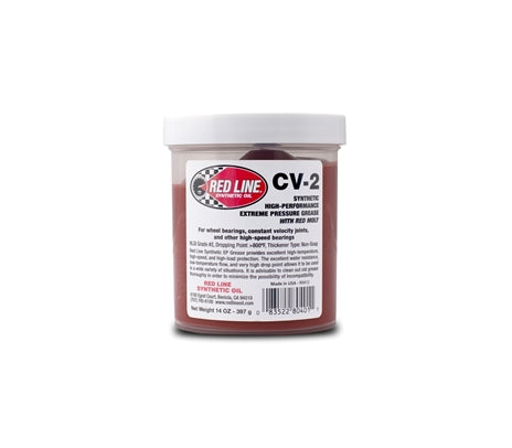 Red Line Oil Red Line Synthetic Oil RLO CV-2 GREASE W MOLY 4 14 OZ 80401