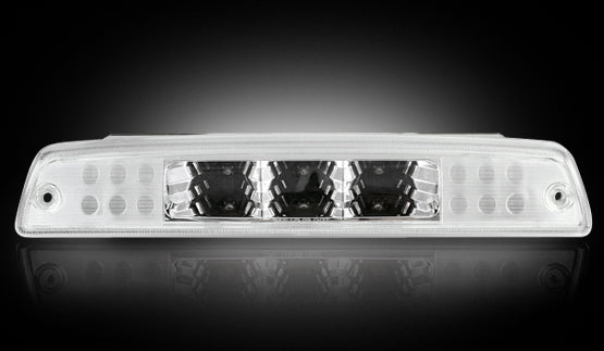 Recon Lighting Dodge 94-01 RAM 1500 and 94-02 RAM 25003500 - Red LED 3rd Brake Light Kit w White LED Cargo Lights - Clear Lens 264117CL