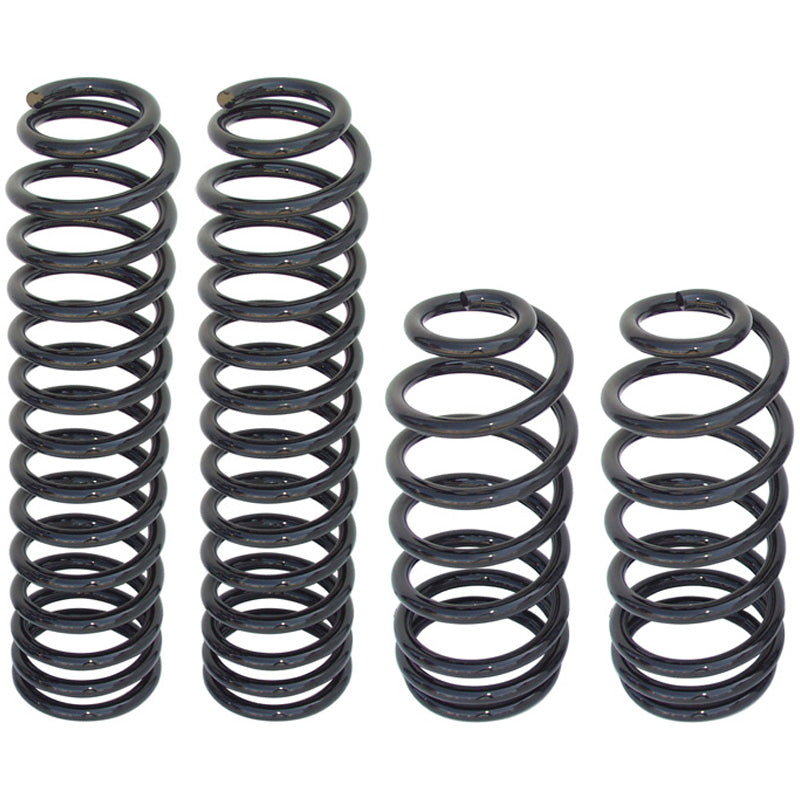 Rock Jock Coil Spring Set TJ 4 in. Lift Front Rear Set of 4 CE-9130H