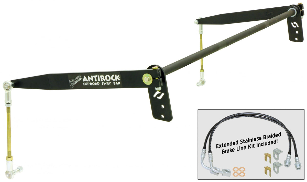 Rock Jock Antirock Sway Bar Kit JK 4D Rear Bolt-On Forged Arms CE-9900JKR4
