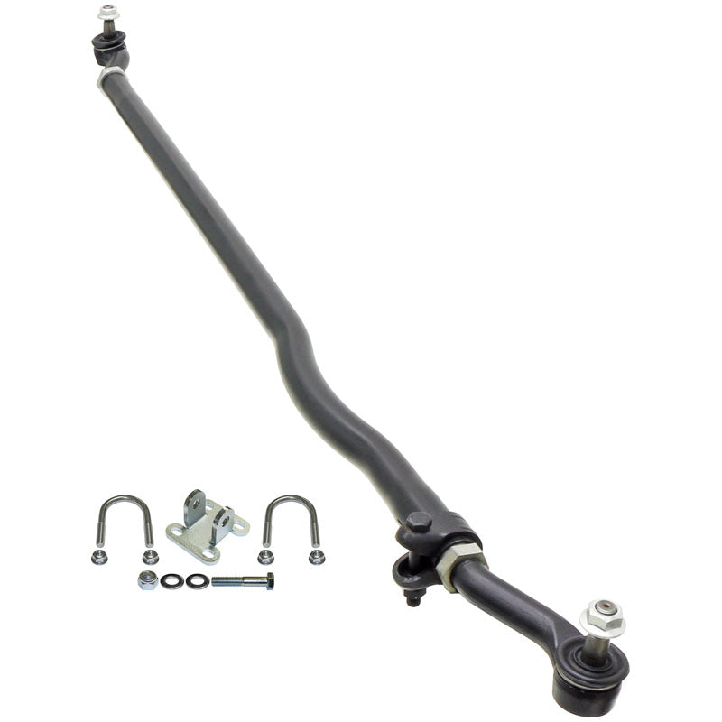 Rock Jock Rock Jock Currectlync Tie Rod JK Bolt-On 1.65 in. Dia. Tube Construction Forged Tie Rod Ends Incl. Jam Nuts And Adjusters JK-9704TR | JK-9704TR