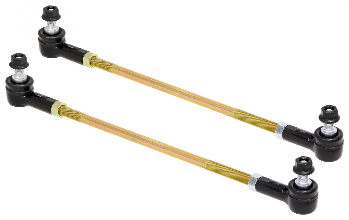 Rock Jock Adjustable Sway Bar End Link Kit (14 in. Long Rods w Sealed Rod Ends and Jam Nuts pair) RJ-203002-101