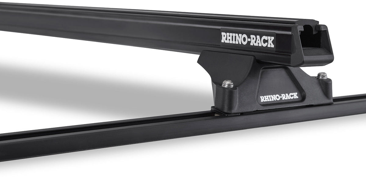 Rhino-Rack Rhino Rack Heavy Duty RLTP Trackmount Black 2 Bar Roof Rack JA8701 | JA8701