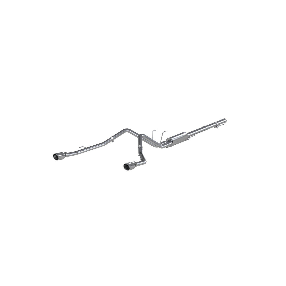 MBRP 2009 2010 Dodge Ram 1500 5.7L Aluminized Steel 2.5 Cat Back Dual Split Rear | S5146AL