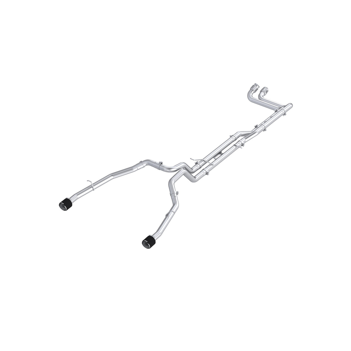 MBRP 2025 2026 Ram Rho 3.0L Ho T304 Stainless Steel 3 Cat-Back Dual Split Rear with Carbon Fiber Tips | S51573CF