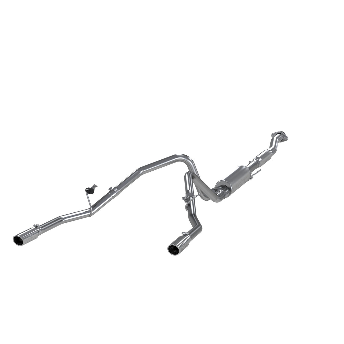MBRP 2011 2014 Ford F-150 5.0L RC-LB; Ec CC-6.5 5.5 box Aluminized Steel 2.5 Cat Back Dual Rear | S5234AL