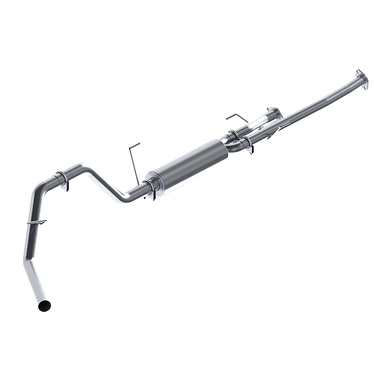 MBRP 2009 2021 Toyota Tundra 4.6L 5.7L EC-Std. Sb CC-SB Aluminized Steel 2.5 Dual Cat-Back 3 Single Side Exit | S5314P