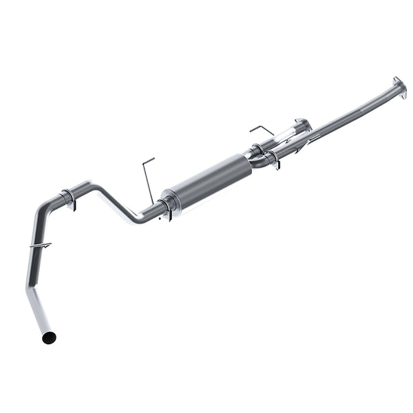 MBRP 2009 2021 Toyota Tundra 4.6L 5.7L EC-Std. Sb CC-SB Aluminized Steel 2.5 Dual Cat-Back 3 Single Side Exit | S5314P