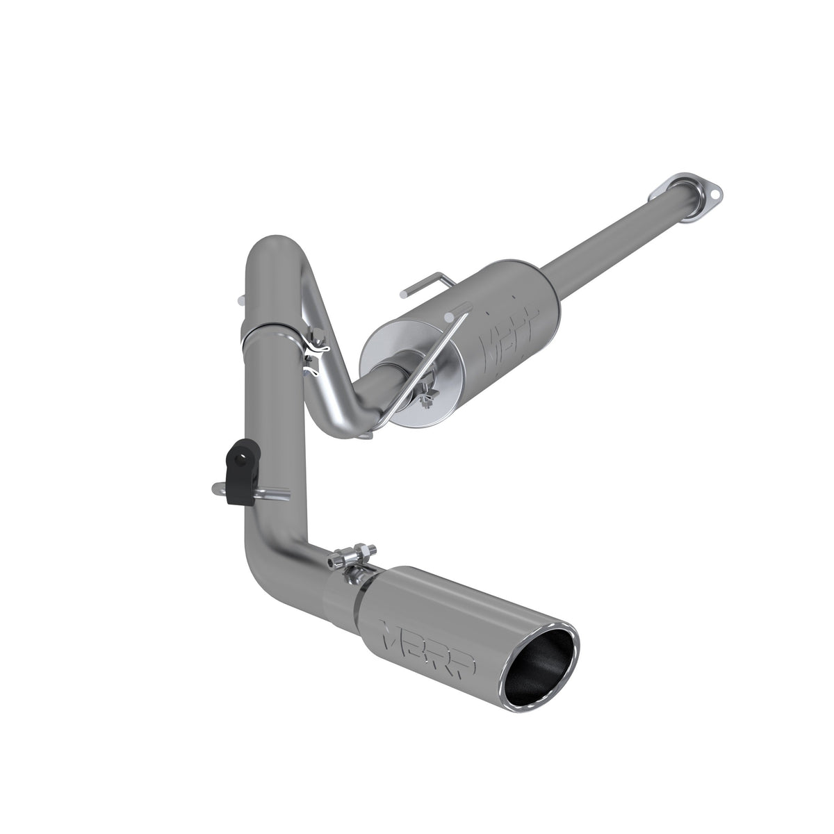 MBRP 2005 2015 Toyota Toyota Tacoma 4.0L Ec Cc T409 Stainless Steel 2.5 Cat Back Single Exit | S5326409