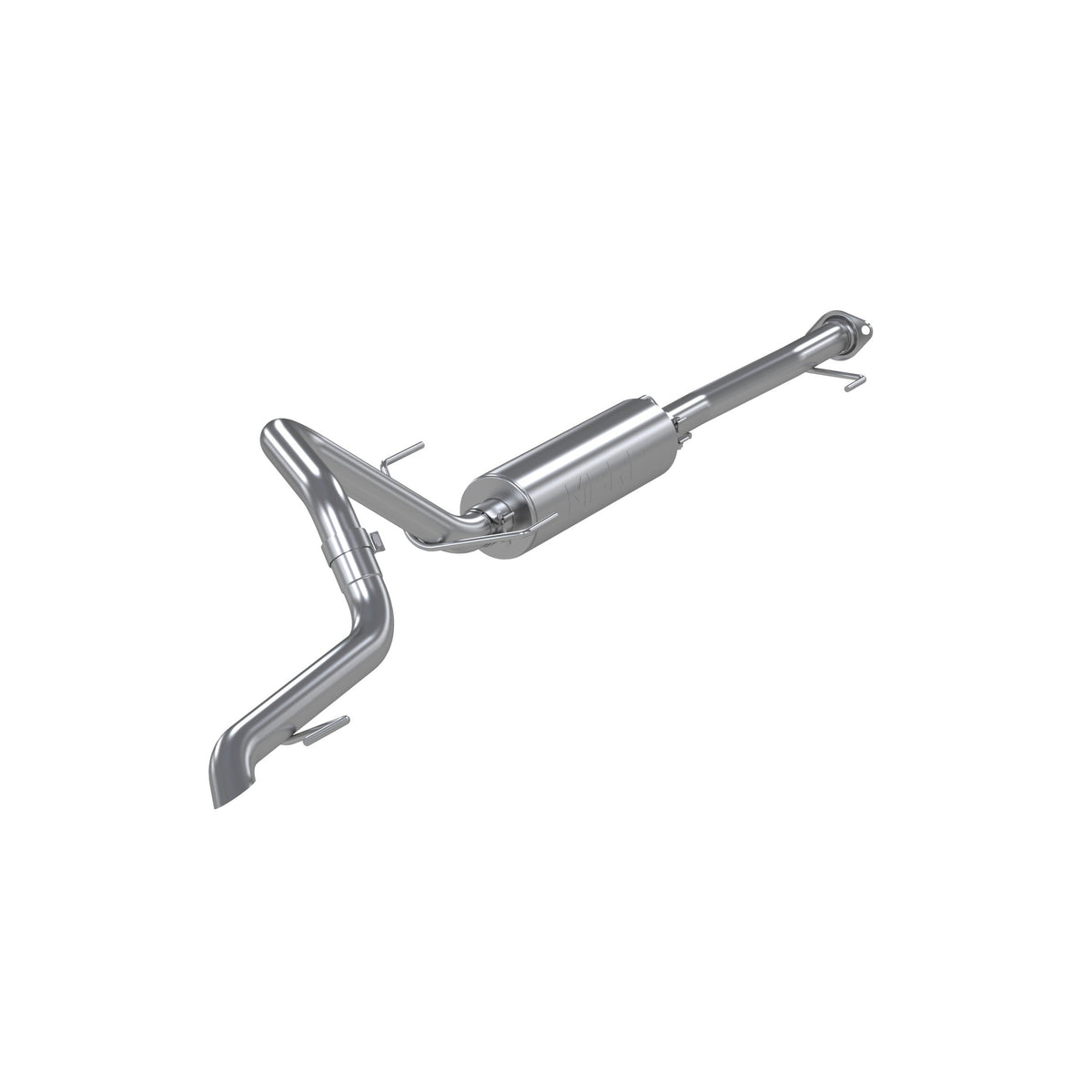 MBRP 2003 2024 Toyota 4Runner 4.0L Aluminized Steel 2.5 Cat-Back High-Clearance Turn Down Single Rear Exit | S5343AL