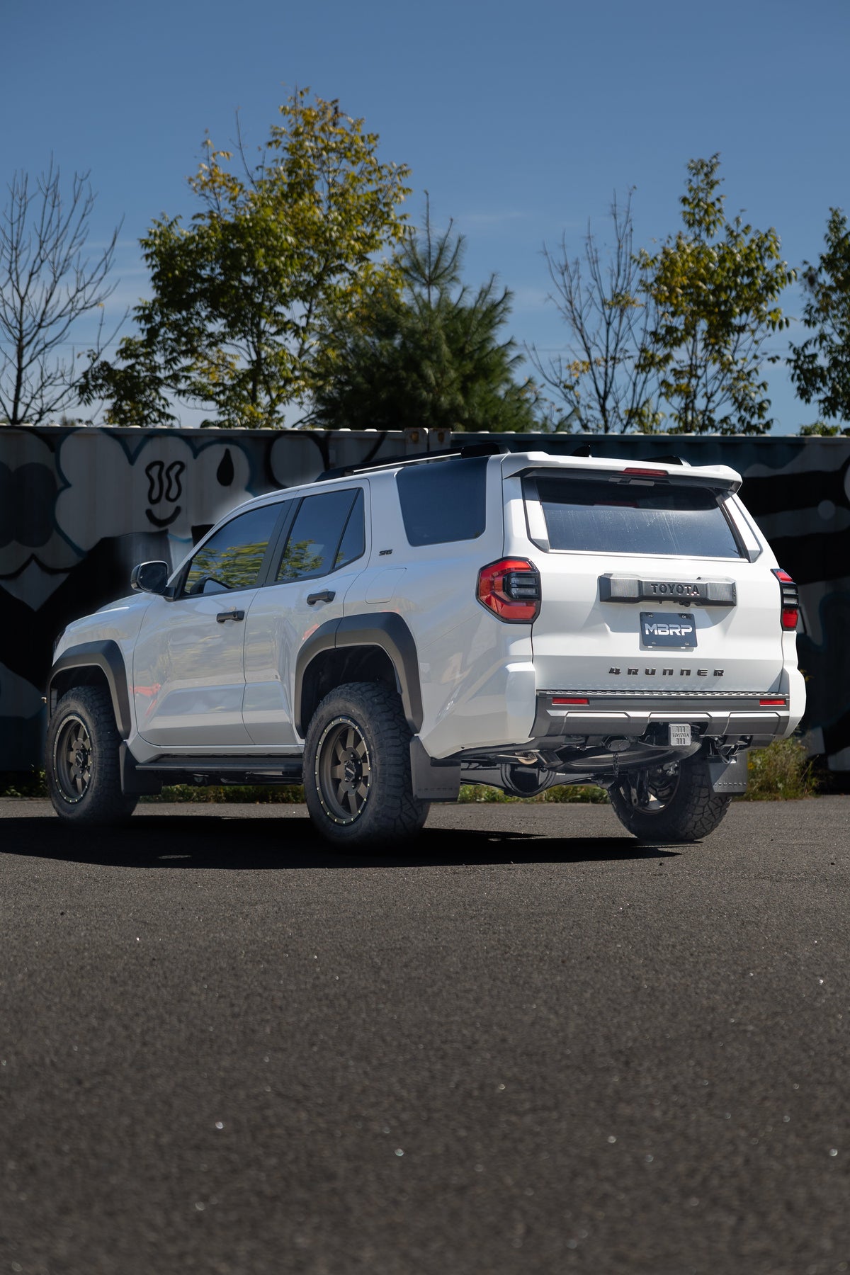 MBRP 2025 2026 Toyota 4Runner 2.4L Aluminized Steel Overland 3 Cat-Back Single Rear High-Clearance Turn Down | S5344AL