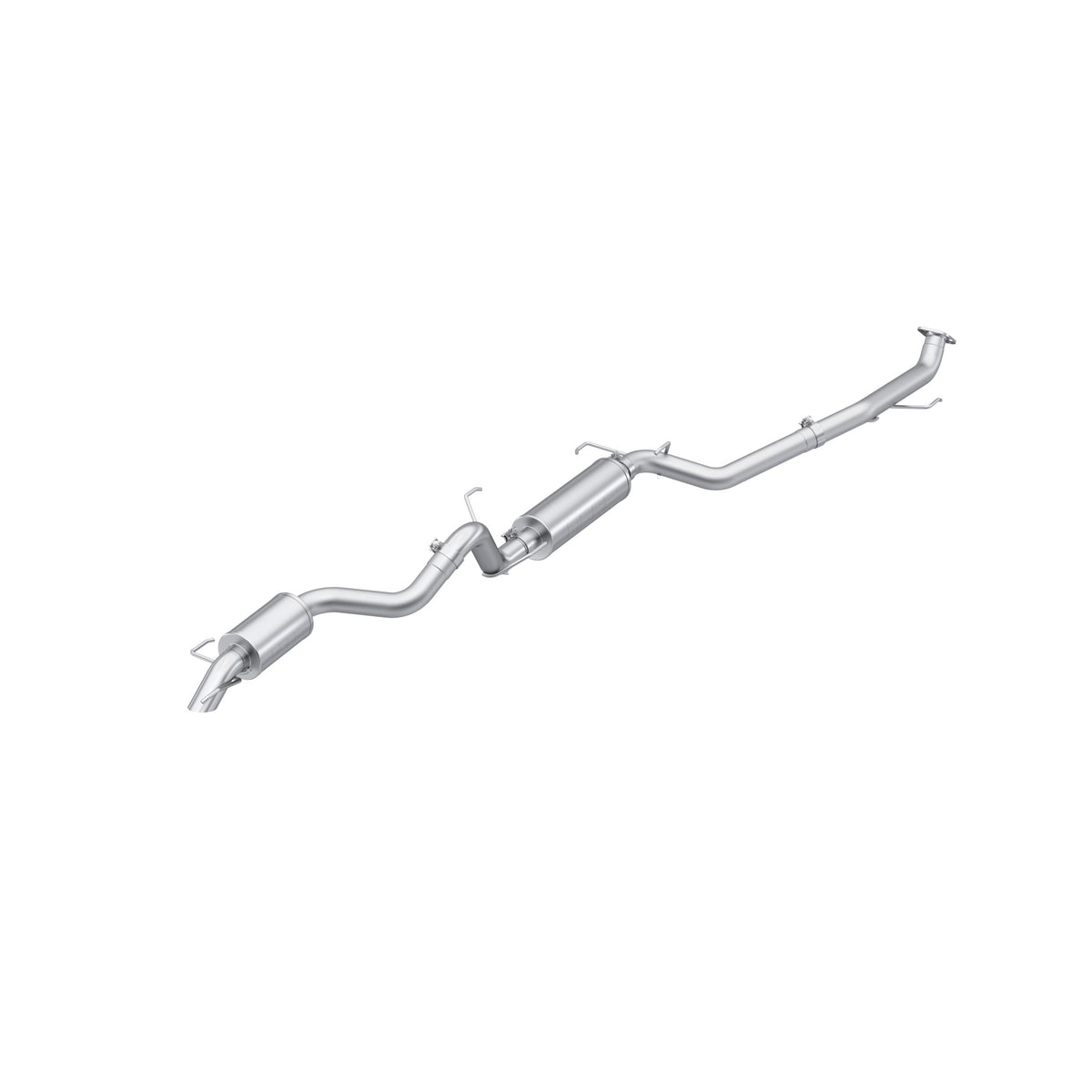 MBRP 2025 2026 Toyota 4Runner 2.4L Aluminized Steel Overland 3 Cat-Back Single Rear High-Clearance Turn Down | S5344AL