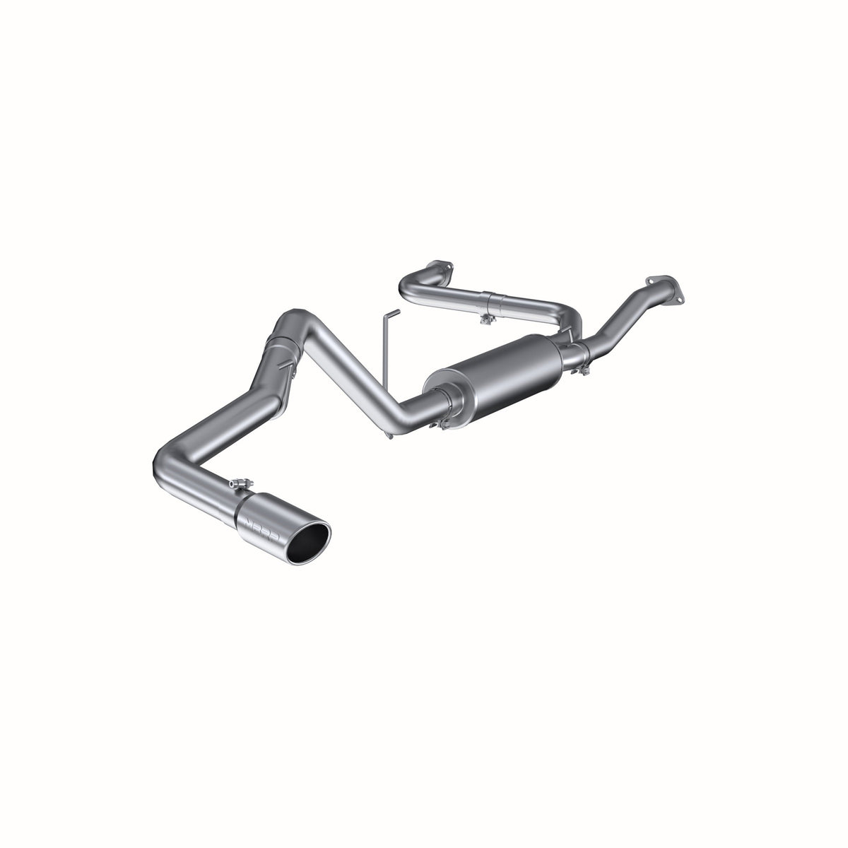 MBRP 2005 2019 Nissan Frontier 4.0L V6 Ec CC-SB Aluminized Steel 3 Cat Back Single Side | S5406AL