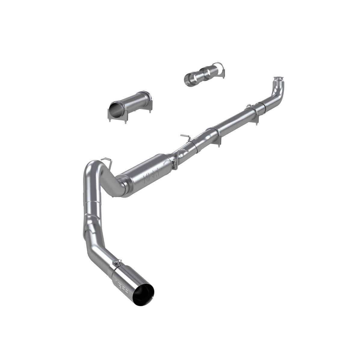 MBRP 2001 2007 Chevrolet GMC 2500 3500 Duramax Ec Cc T304 Stainless Steel 4 Cat Back Single Side | S6004304
