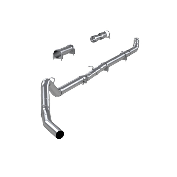 MBRP 2001 2007 Chevrolet GMC 2500 3500 Duramax Classic Ec Cc T409 Stainless Steel 4 Cat Back Single Side - No Muffler | S6004SLM