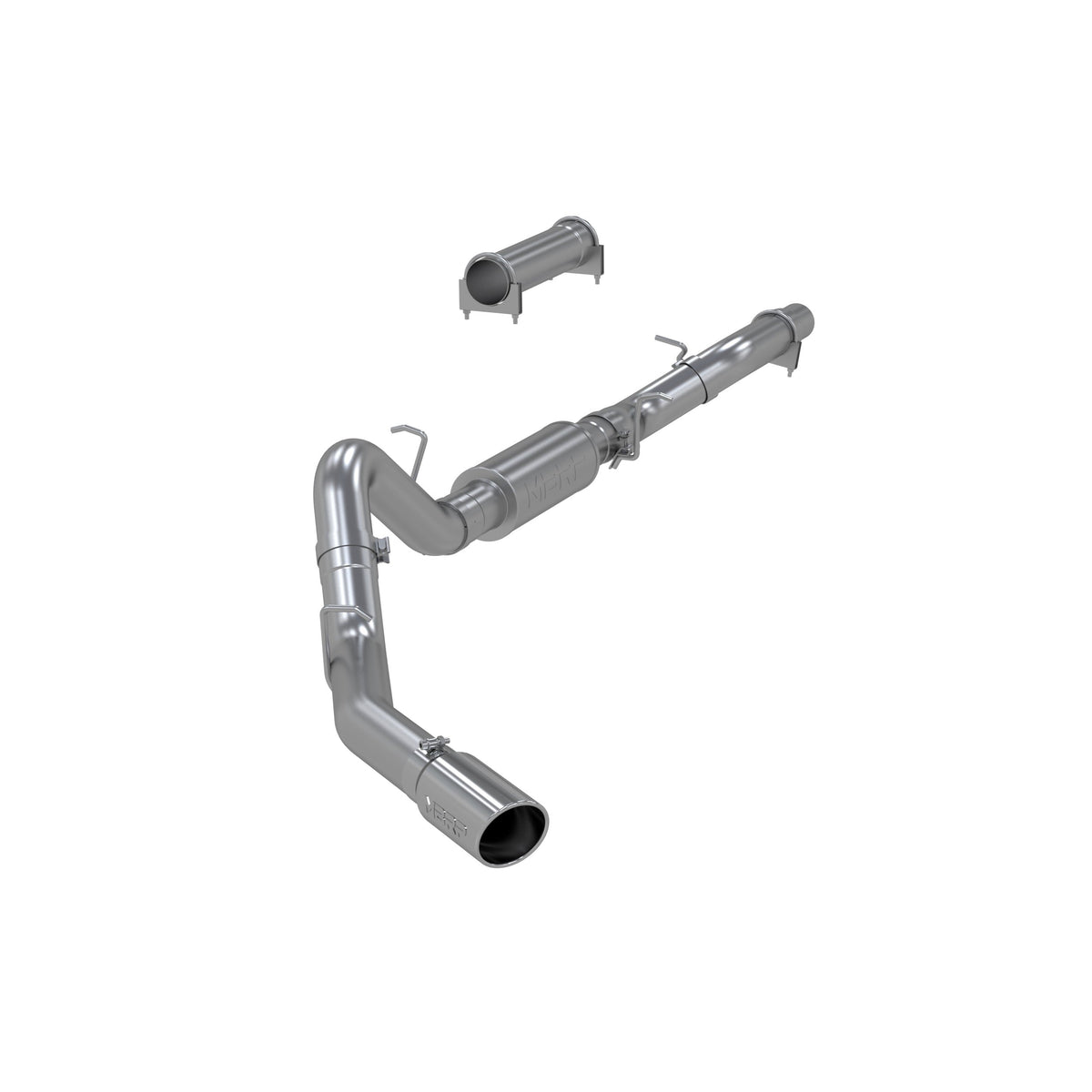 MBRP 2007 2007 Chevrolet GMC 2500 3500 Duramax Classic Ec Cc T409 Stainless Steel 4 Cat Back Single Side | S6012409