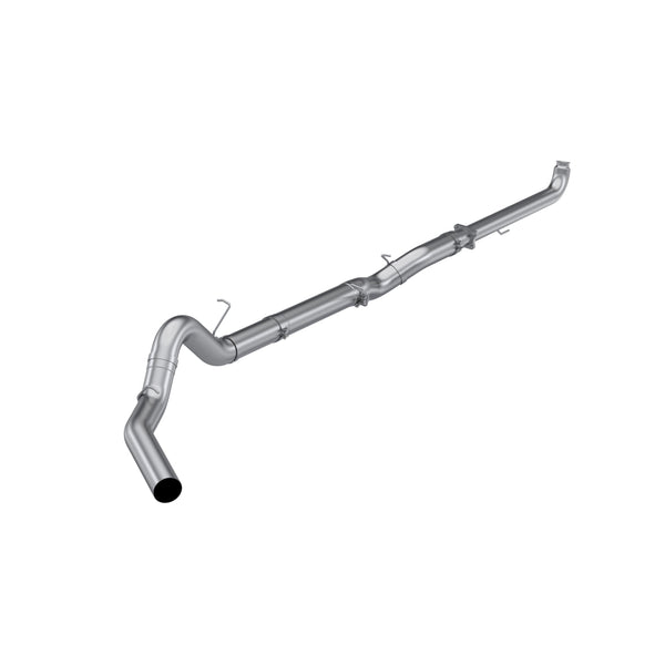 MBRP 2001 2004 Chevrolet GMC 2500 3500 6.6L Duramax EC CC Aluminized Steel 5 Downpipe-Back Single Side Exit - No Muffler S60210PLM