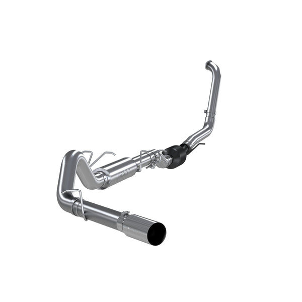 MBRP 2003 2007 Ford F-250 350 6.0L; EC CC T304 Stainless Steel 4 Turbo Back Single Side Exit (Retains Factory Cat) S6212304