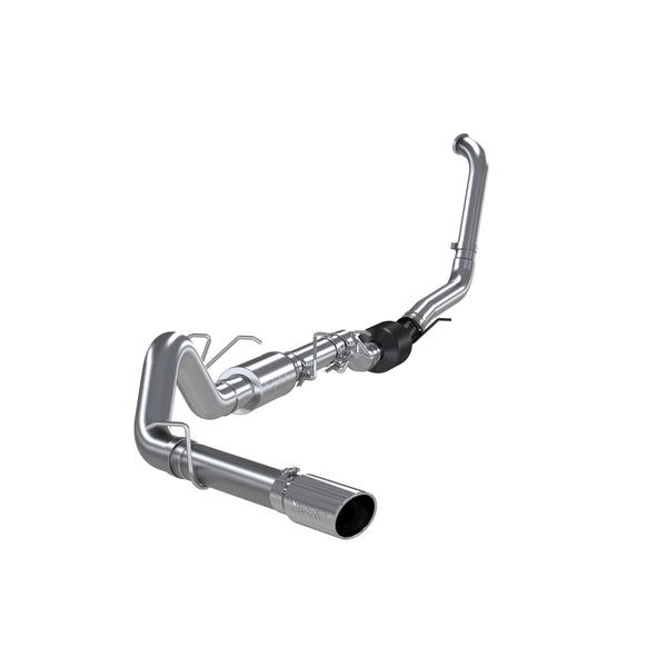 MBRP 2003 2007 Ford F-250 350 6.0L; EC CC T409 Stainless Steel 4 Turbo Back Single Side Exit (Retains Factory Cat) S6212409