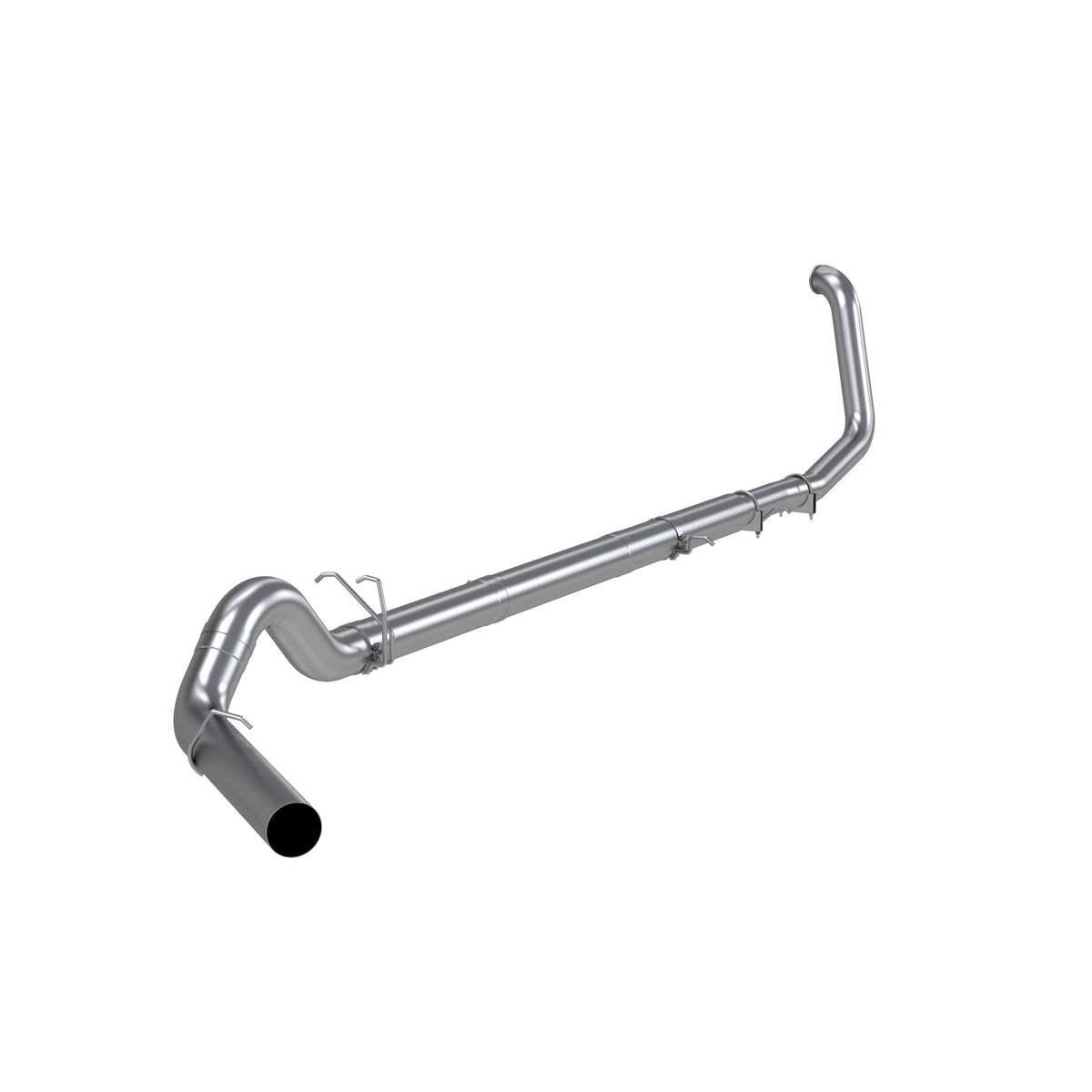 MBRP 1999 2003 Ford F-250 350 7.3L T409 Stainless Steel 5 Turbo Back Single Side Exit - No Muffler S62220SLM