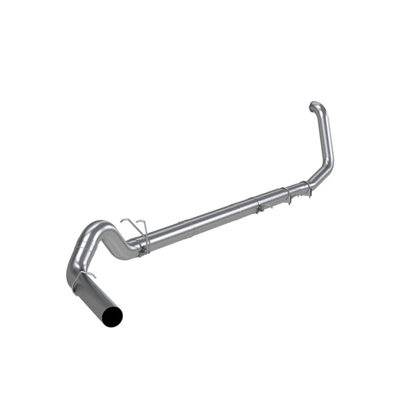 MBRP 1999 2003 Ford F-250 350 7.3L T409 Stainless Steel 5 Turbo Back Single Side Exit - No Muffler S62220SLM