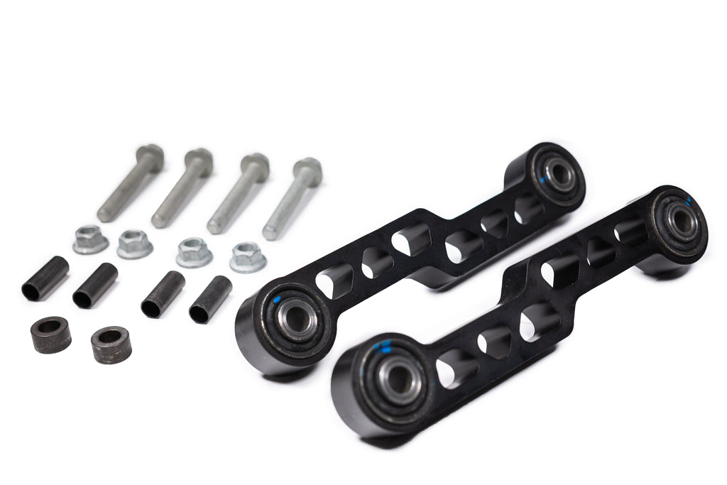 Steer Smarts Street Smarts 2007-2026 Jeep Wrangler Gladiator JK JL JT Yeti XD Front Sway Bar End Link Kit (Black) - (Fits 2.5 - 3.5 Lift) Black 74009002