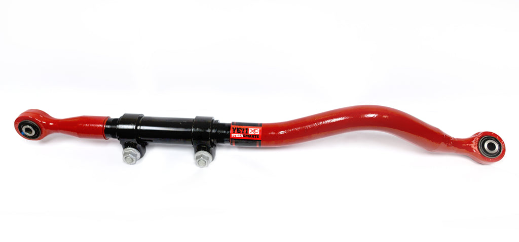 Steer Smarts Street Smarts 2007-2018 Jeep Wrangler JK Yeti XD Front Adjustable Track Bar - Red Red 75033001
