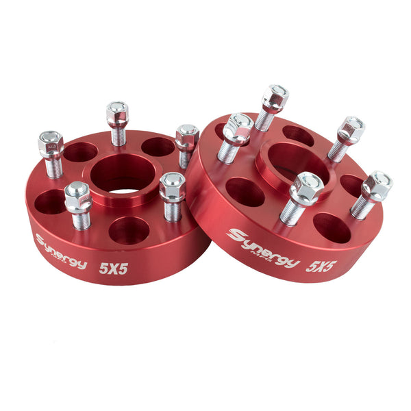 Synergy MFG Synergy Jeep JL Hub Centric Wheel Spacers 5X5-1-3 4 Inch Width M14 x 1.50 Stud Size Wrangler JL 8810-02