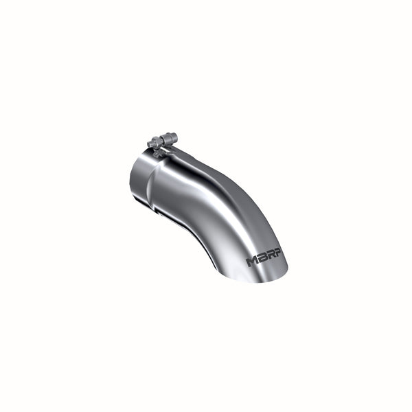 MBRP T304 Stainless Steel Tip; 4 OD Turn Down 4 inlet 12 length T5081