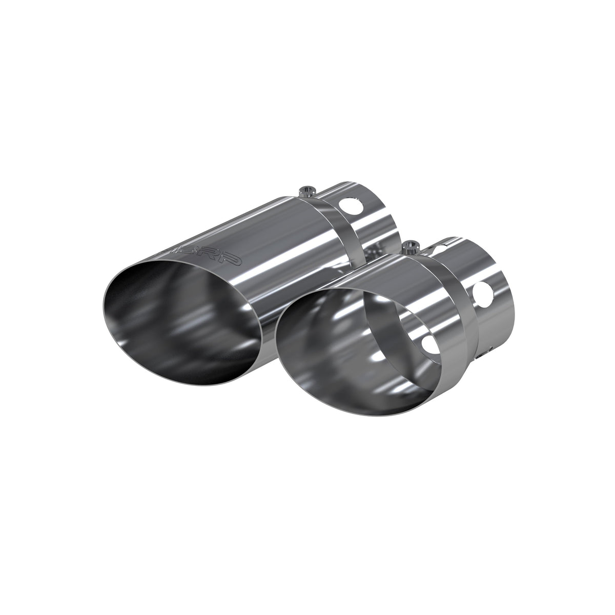 MBRP 2008 2026 Ford F-250 350 450 6.4L 6.7L PowerStroke T304 Stainless Steel Tip 4 inlet 5 Tip Cover Set - 6.75 ; 9.75 length | T5111