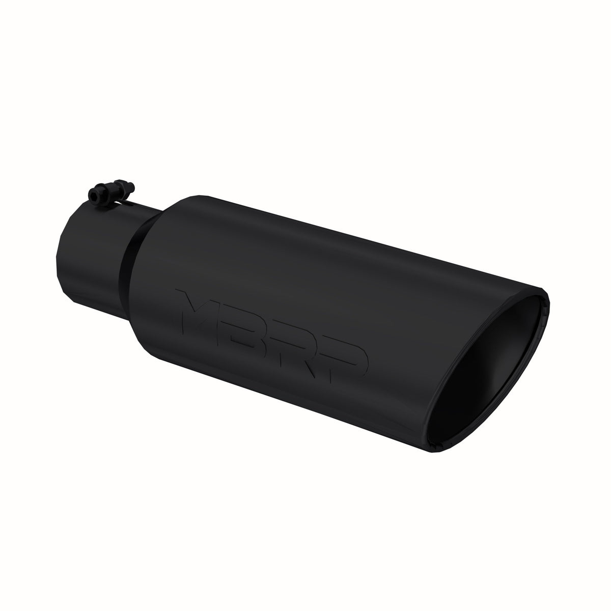 MBRP Black Coated Tip; 6 OD; Rolled end; 4 ID; 18 length T5130BLK