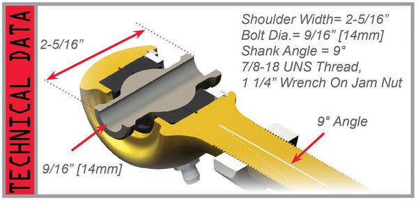 Teraflex JK Small Rr Upr Offset Adj Arm Joint Rh | 4116220
