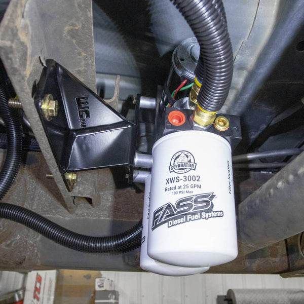 Wehrli Custom Fabrication Wehrli CUSAtom Relocation Mount for FASS Lift Pump 2011-2016 LML Duramax (Crew Cab) 100269
