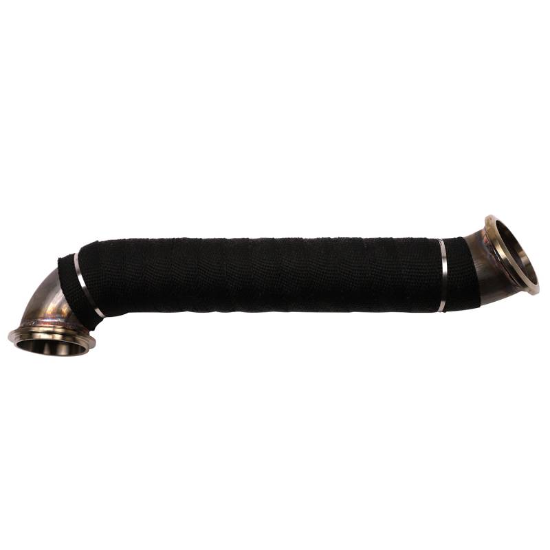 Wehrli Custom Fabrication Wehrli CUSAtom Down Pipe 3in. for 2004.5-2010 Duramax LLY LBZ LMM Stainless 100703