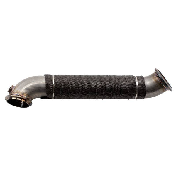 Wehrli Custom Fabrication Wehrli CUSAtom Down Pipe (V-band Style) 3in. for 2011-2015 Duramax LML Stainless 100704 | 100704