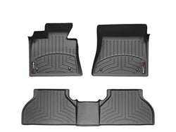 WeatherTech Black FrontandRearFloorliners Fits -20-16 F-250 F-350 F-450 F-550 - | 444331-443052