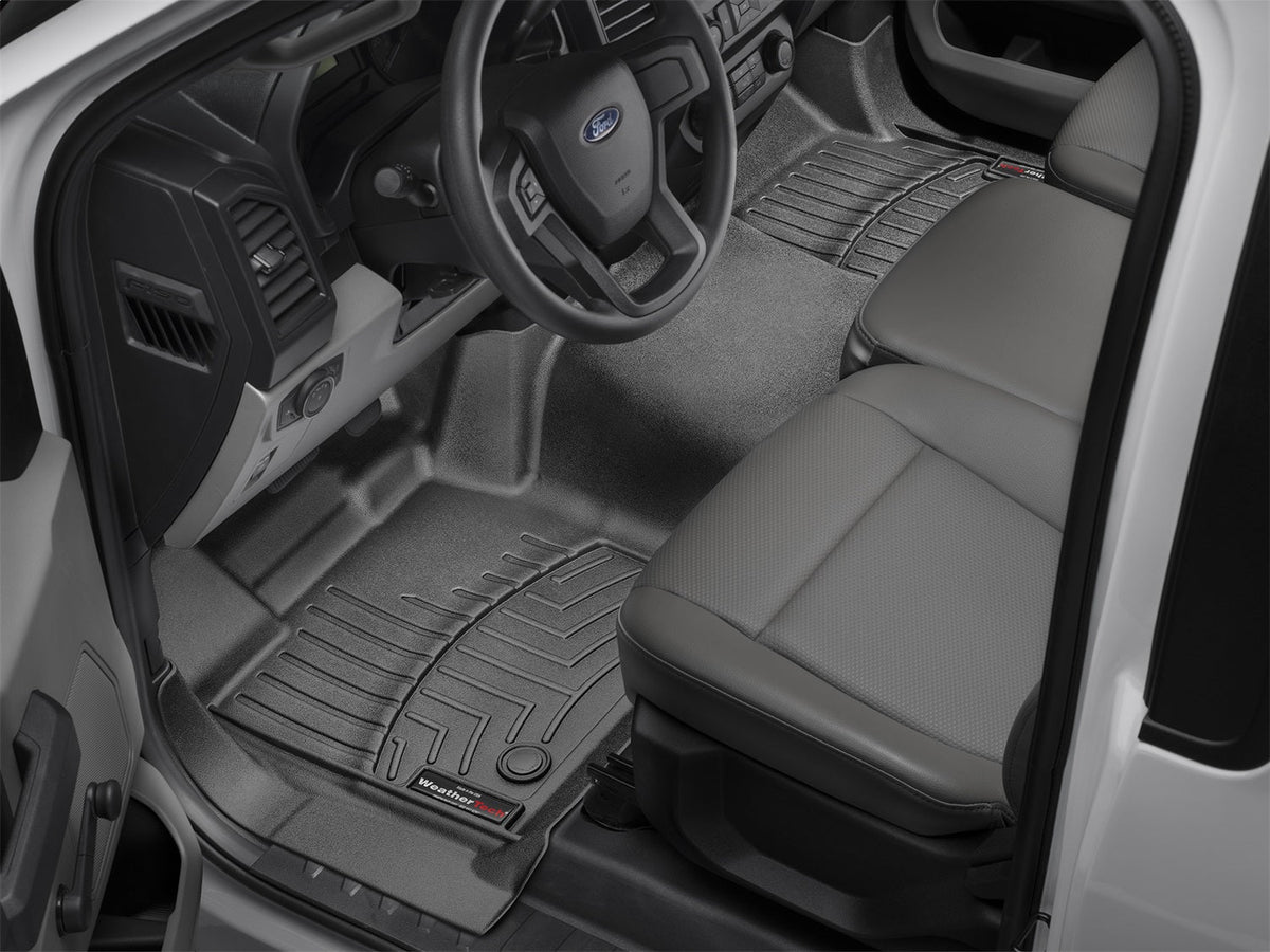 WeatherTech Black RearFloorLinerforVinylFloors Fits -23-26 Transit - | 445995V