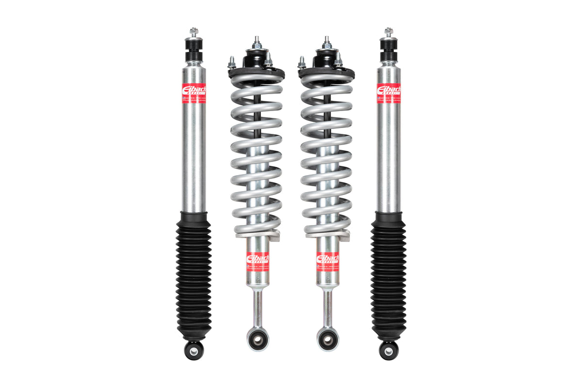 Eibach PRO-TRUCK Stage 1 Plus Set of 2 Assembled Front Shocks Springs Mounts 2 Rear Shocks | E81-82-007-01-22