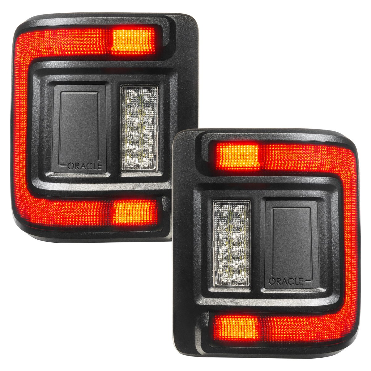 Oracle Lights LIGHTING FLUSH MOUNT LED TAIL LIGHTS FOR JEEP WRANGLER JL - TINTED 5884-504-T