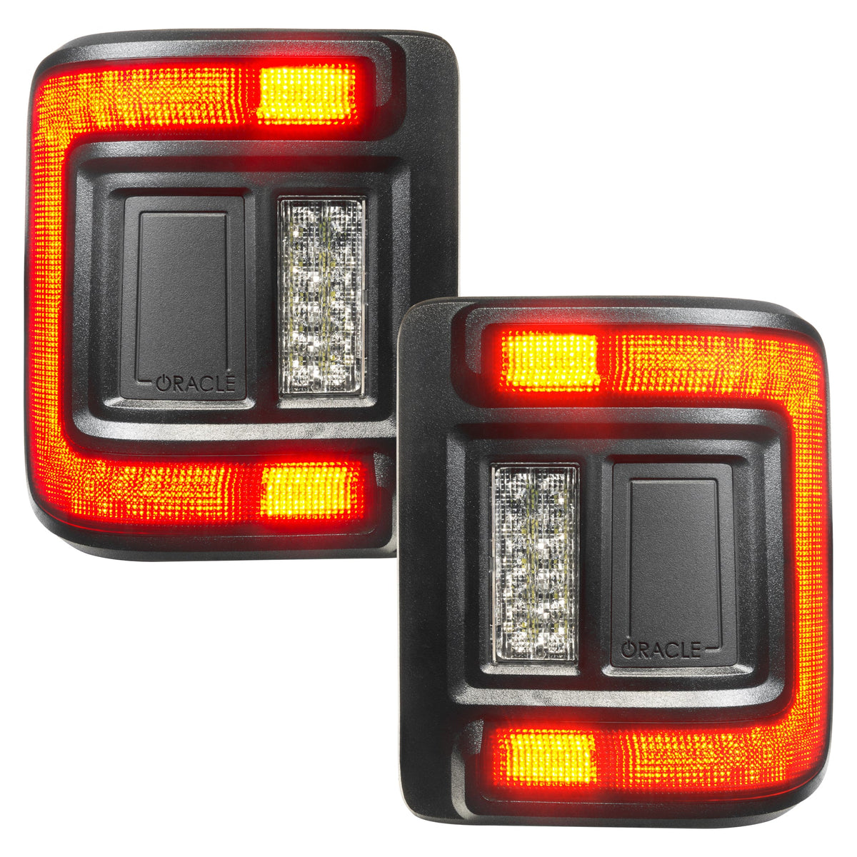 Oracle Lights LIGHTING FLUSH MOUNT LED TAIL LIGHTS FOR JEEP WRANGLER JL - TINTED 5884-504-T