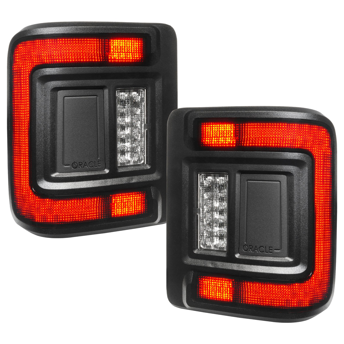 Oracle Lights LIGHTING FLUSH MOUNT LED TAIL LIGHTS FOR JEEP WRANGLER JL - TINTED 5884-504-T