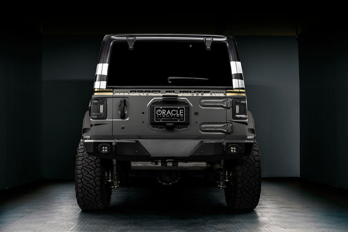 Oracle Lights LIGHTING FLUSH MOUNT LED TAIL LIGHTS FOR JEEP WRANGLER JL - TINTED 5884-504-T